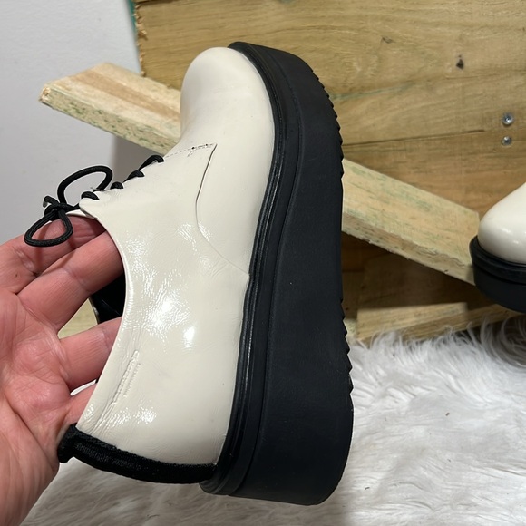 Vagabond Tara Platform Derby Off White &Black Size size 10 US - Picture 5 of 10